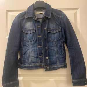 ZARA Woman Premium Denim Fitted Jacket Size S